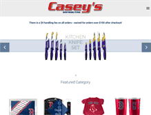 Tablet Screenshot of caseys-distributing.com